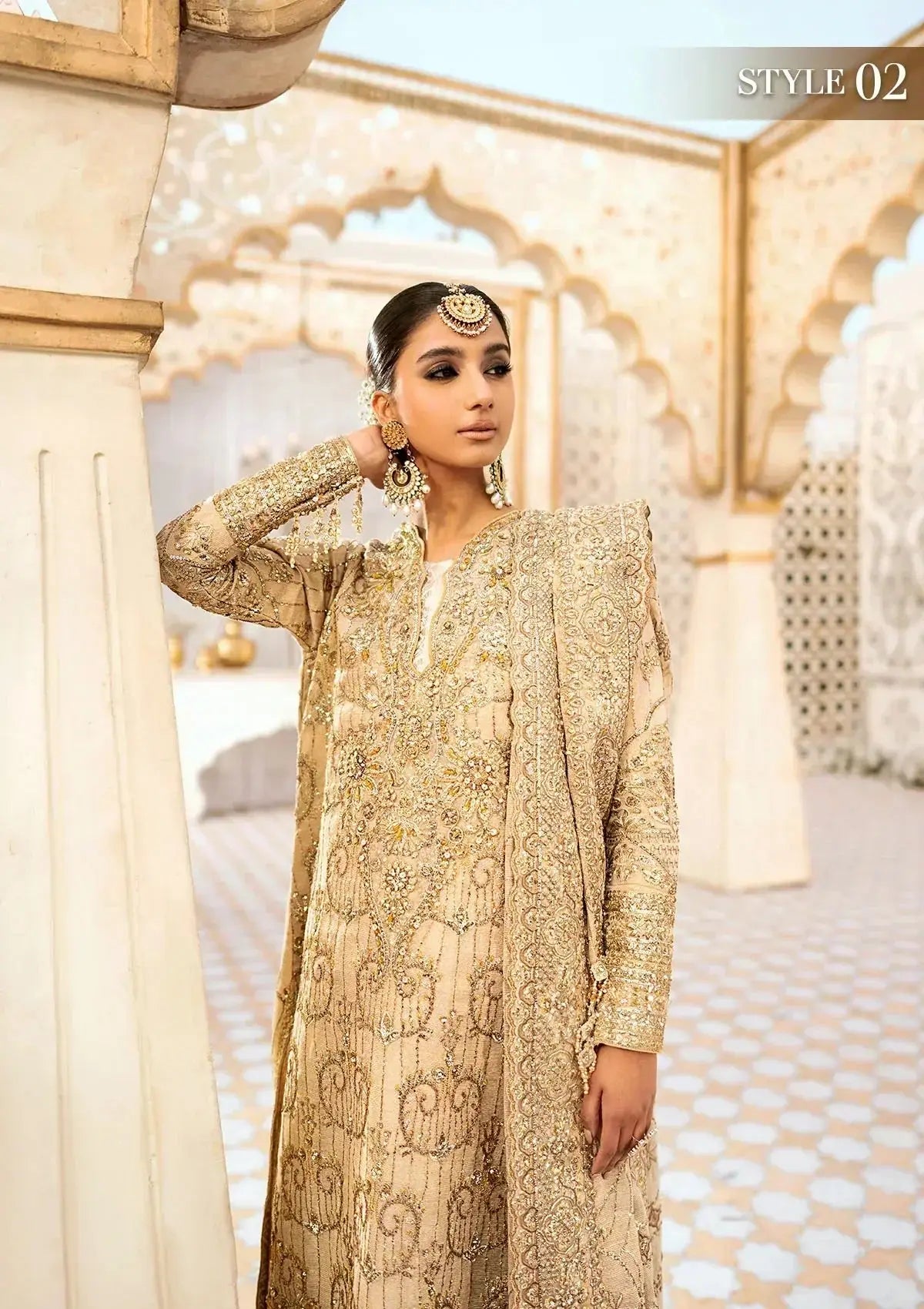 Aik Atelier | Wedding Festive 24 | 02 - Pakistani Designer Dress - by Aik Atelier | Type: Bridal - 100% Original at Saira Sultan