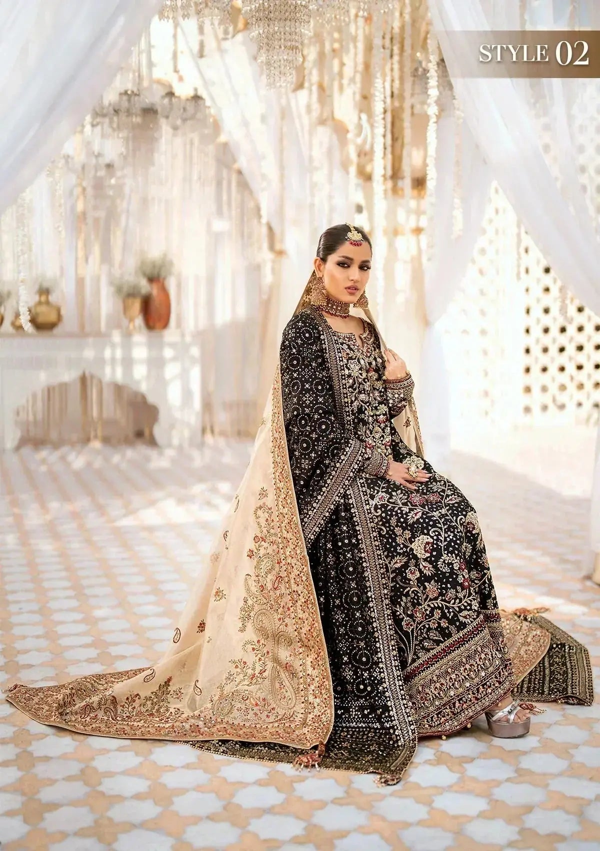 Aik Atelier | Wedding Festive 24 | 04 - Pakistani Designer Dress - by Aik Atelier | Type: Bridal - 100% Original at Saira Sultan