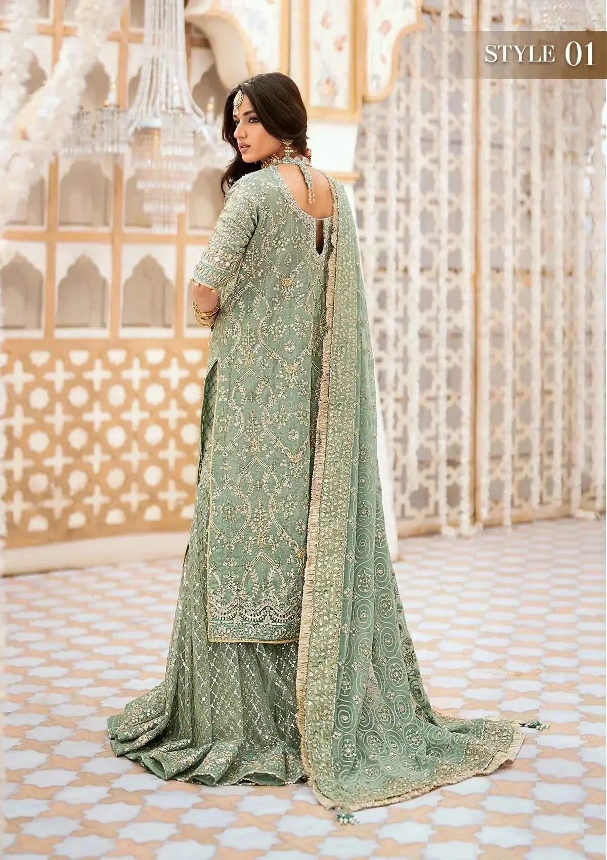 Aik Atelier | Wedding Festive 24 | 05 - Pakistani Designer Dress - by Aik Atelier | Type: Bridal - 100% Original at Saira Sultan