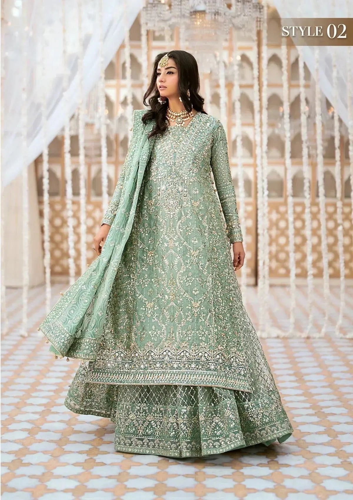 Aik Atelier | Wedding Festive 24 | 05 - Pakistani Designer Dress - by Aik Atelier | Type: Bridal - 100% Original at Saira Sultan