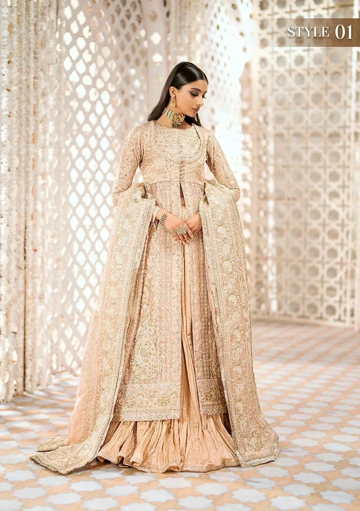 Aik Atelier | Wedding Festive 24 | 06 - Pakistani Designer Dress - by Aik Atelier | Type: Bridal - 100% Original at Saira Sultan