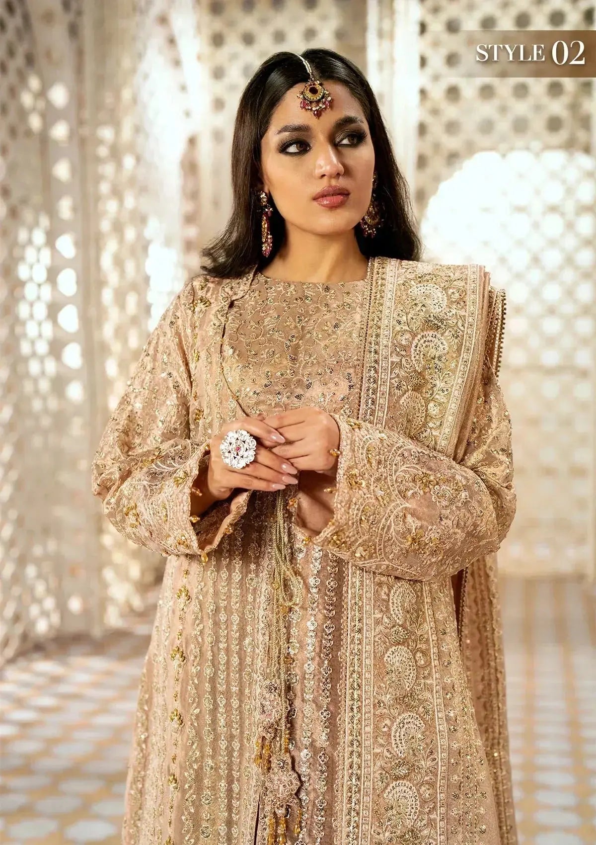 Aik Atelier | Wedding Festive 24 | 06 - Pakistani Designer Dress - by Aik Atelier | Type: Bridal - 100% Original at Saira Sultan