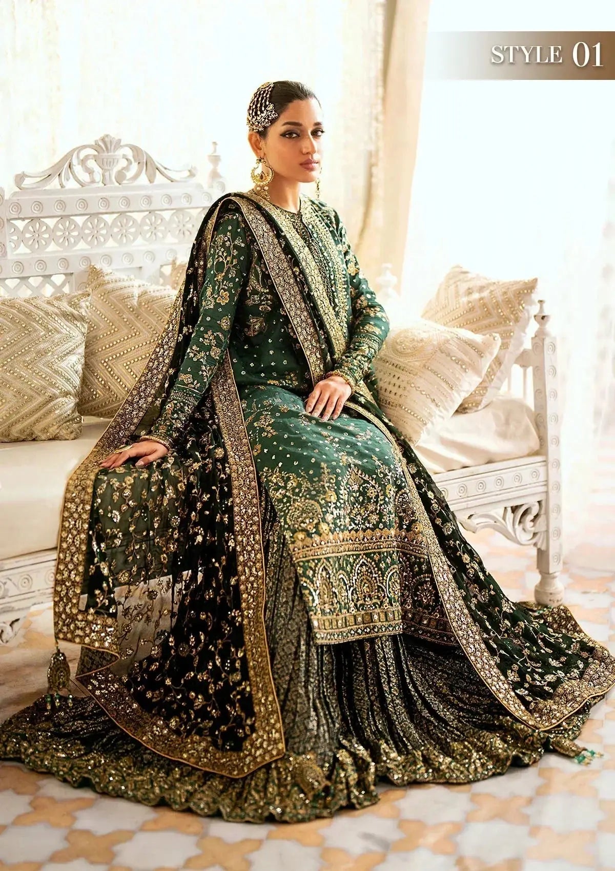 Aik Atelier | Wedding Festive 24 | 07 - Pakistani Designer Dress - by Aik Atelier | Type: Bridal - 100% Original at Saira Sultan
