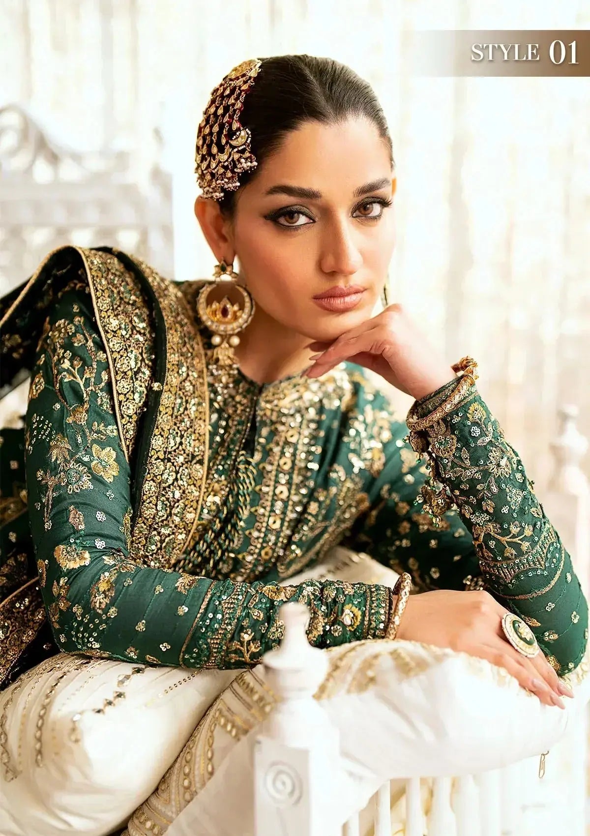 Aik Atelier | Wedding Festive 24 | 07 - Pakistani Designer Dress - by Aik Atelier | Type: Bridal - 100% Original at Saira Sultan