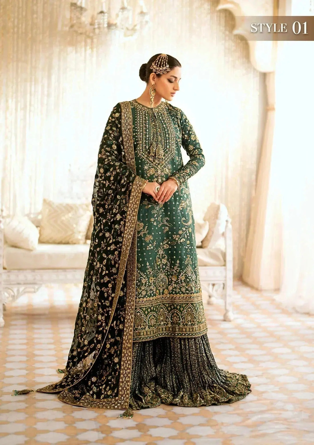 Aik Atelier | Wedding Festive 24 | 07 - Pakistani Designer Dress - by Aik Atelier | Type: Bridal - 100% Original at Saira Sultan