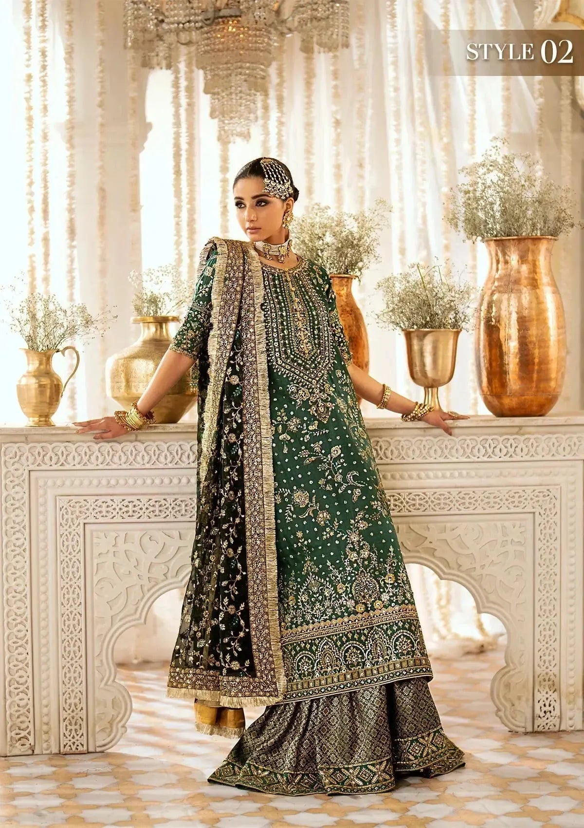 Aik Atelier | Wedding Festive 24 | 07 - Pakistani Designer Dress - by Aik Atelier | Type: Bridal - 100% Original at Saira Sultan