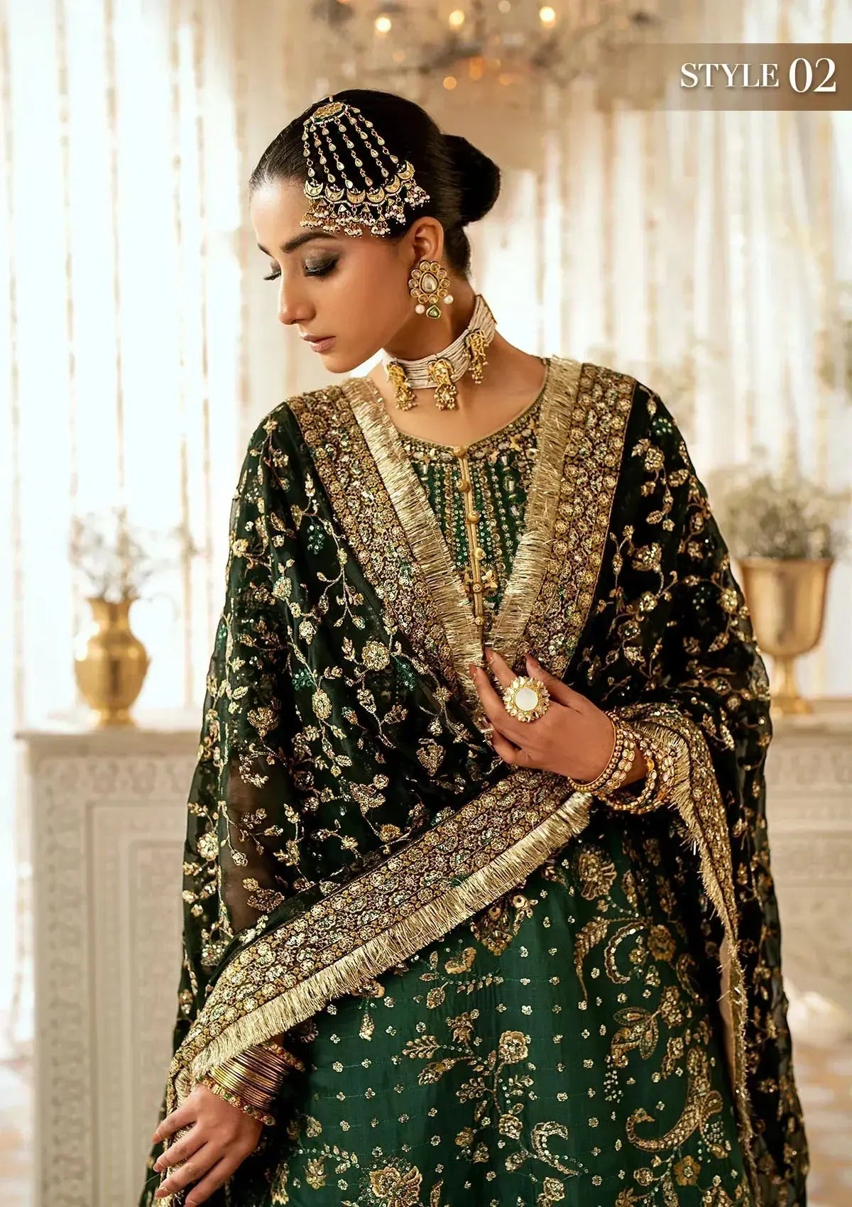 Aik Atelier | Wedding Festive 24 | 07 - Pakistani Designer Dress - by Aik Atelier | Type: Bridal - 100% Original at Saira Sultan