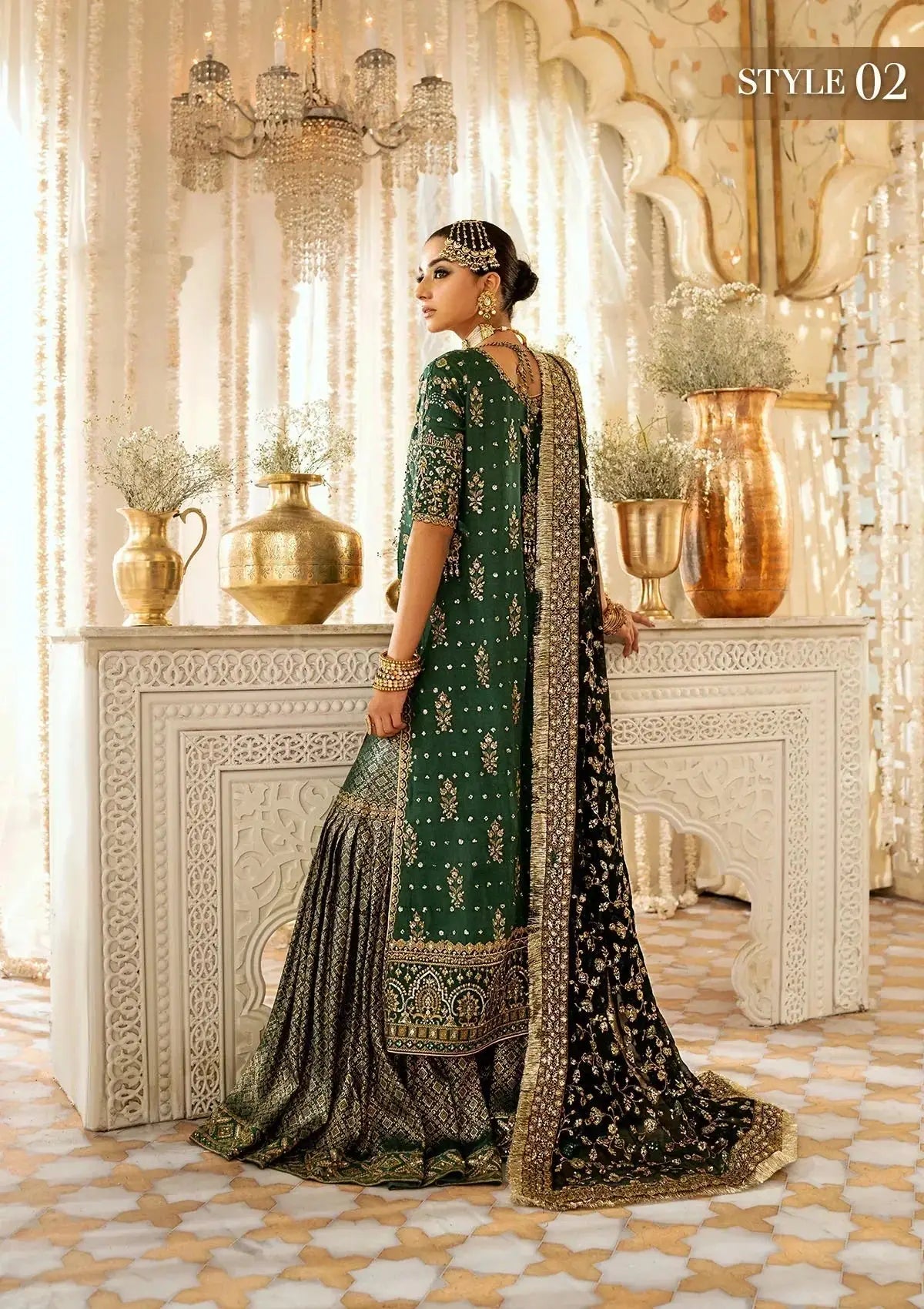 Aik Atelier | Wedding Festive 24 | 07 - Pakistani Designer Dress - by Aik Atelier | Type: Bridal - 100% Original at Saira Sultan