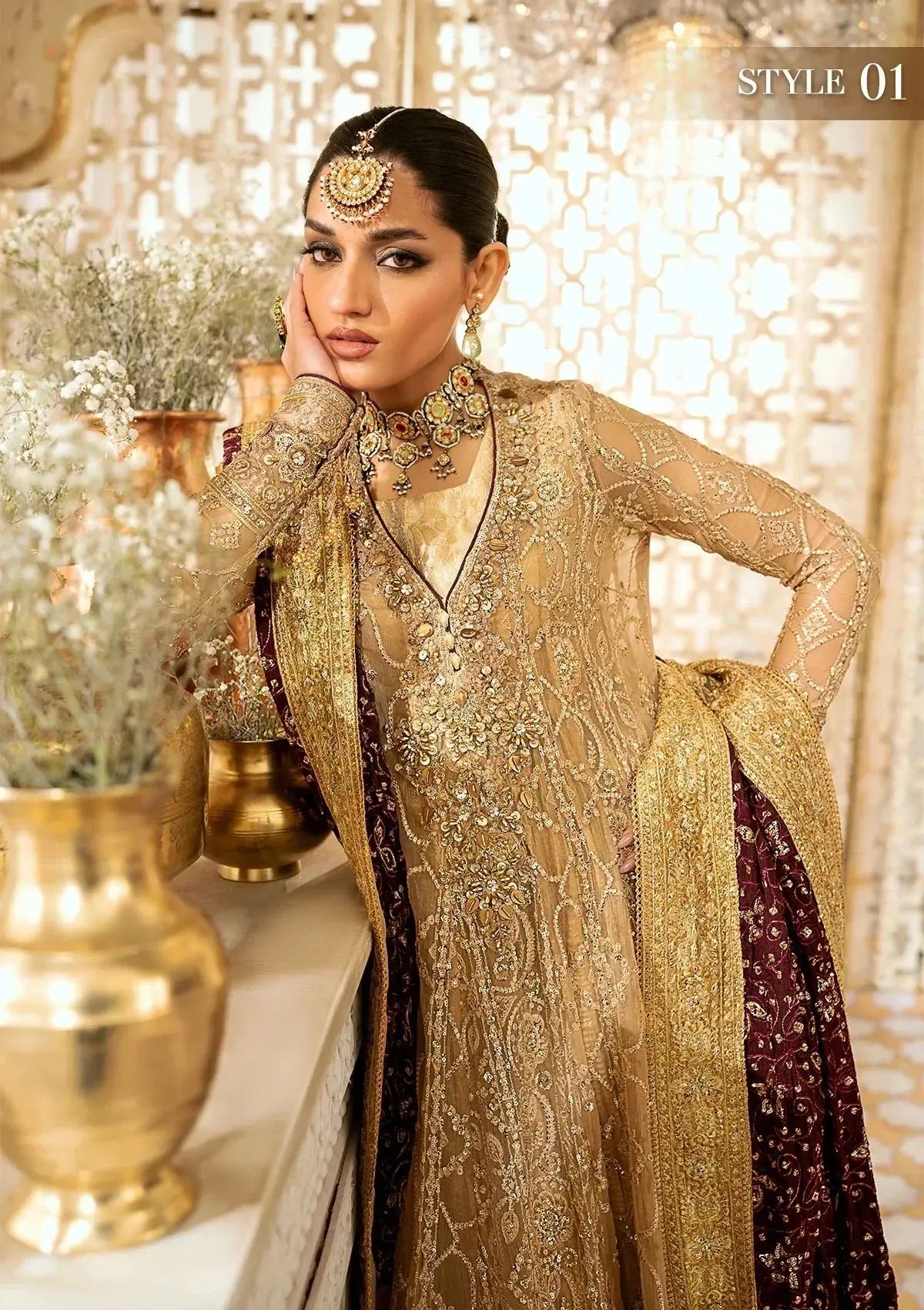 Aik Atelier | Wedding Festive 24 | 08 - Pakistani Designer Dress - by Aik Atelier | Type: Bridal - 100% Original at Saira Sultan