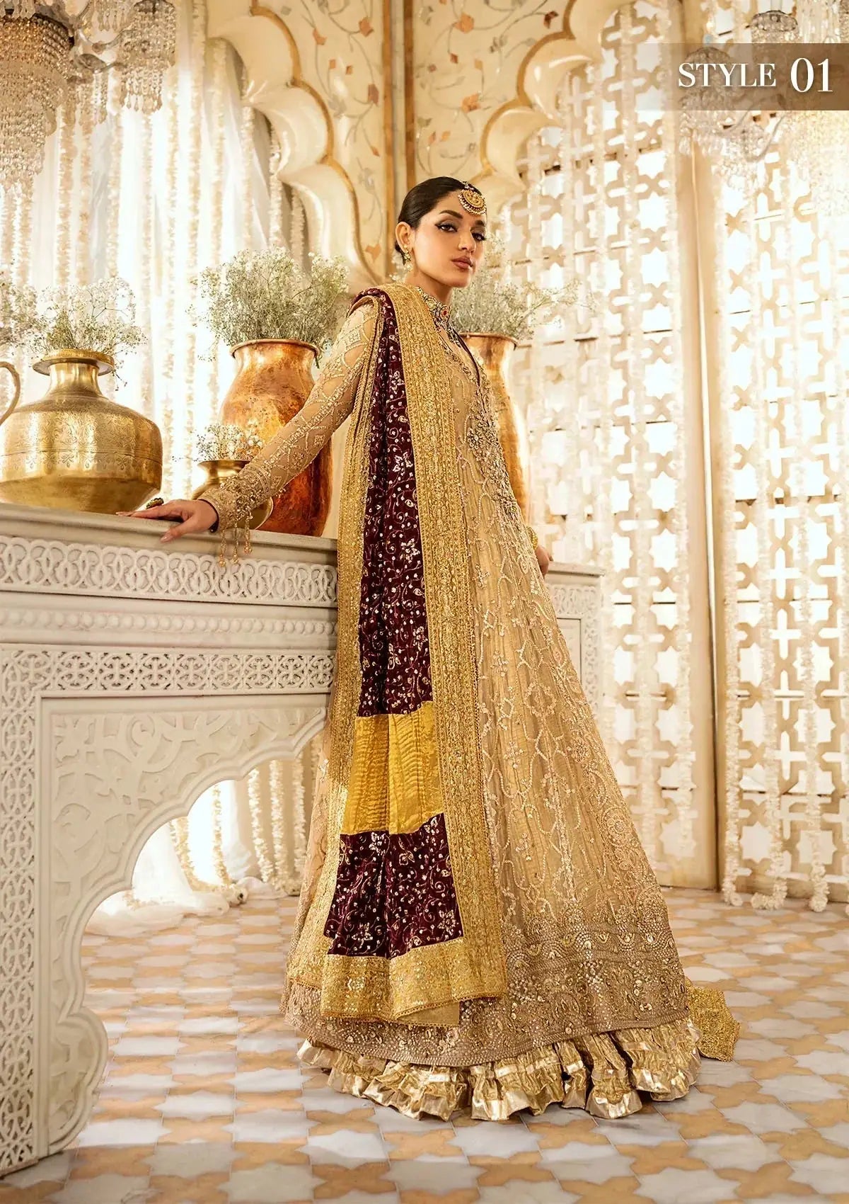 Aik Atelier | Wedding Festive 24 | 08 - Pakistani Designer Dress - by Aik Atelier | Type: Bridal - 100% Original at Saira Sultan