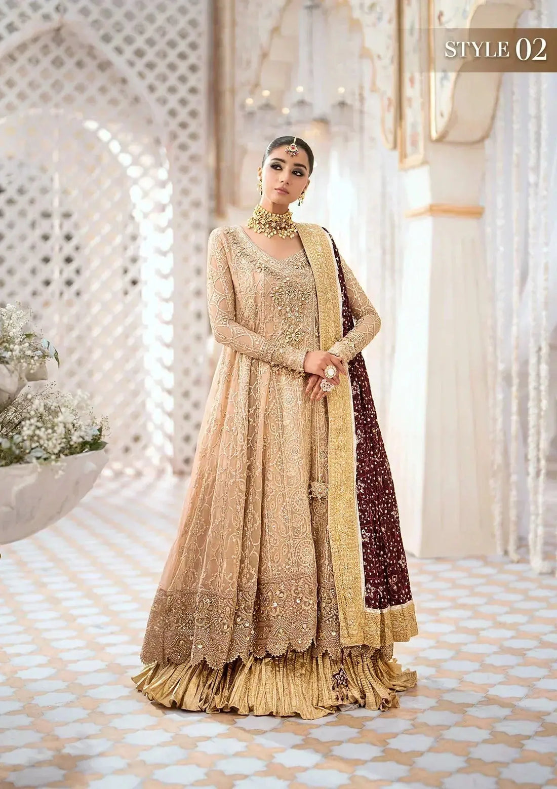 Aik Atelier | Wedding Festive 24 | 08 - Pakistani Designer Dress - by Aik Atelier | Type: Bridal - 100% Original at Saira Sultan