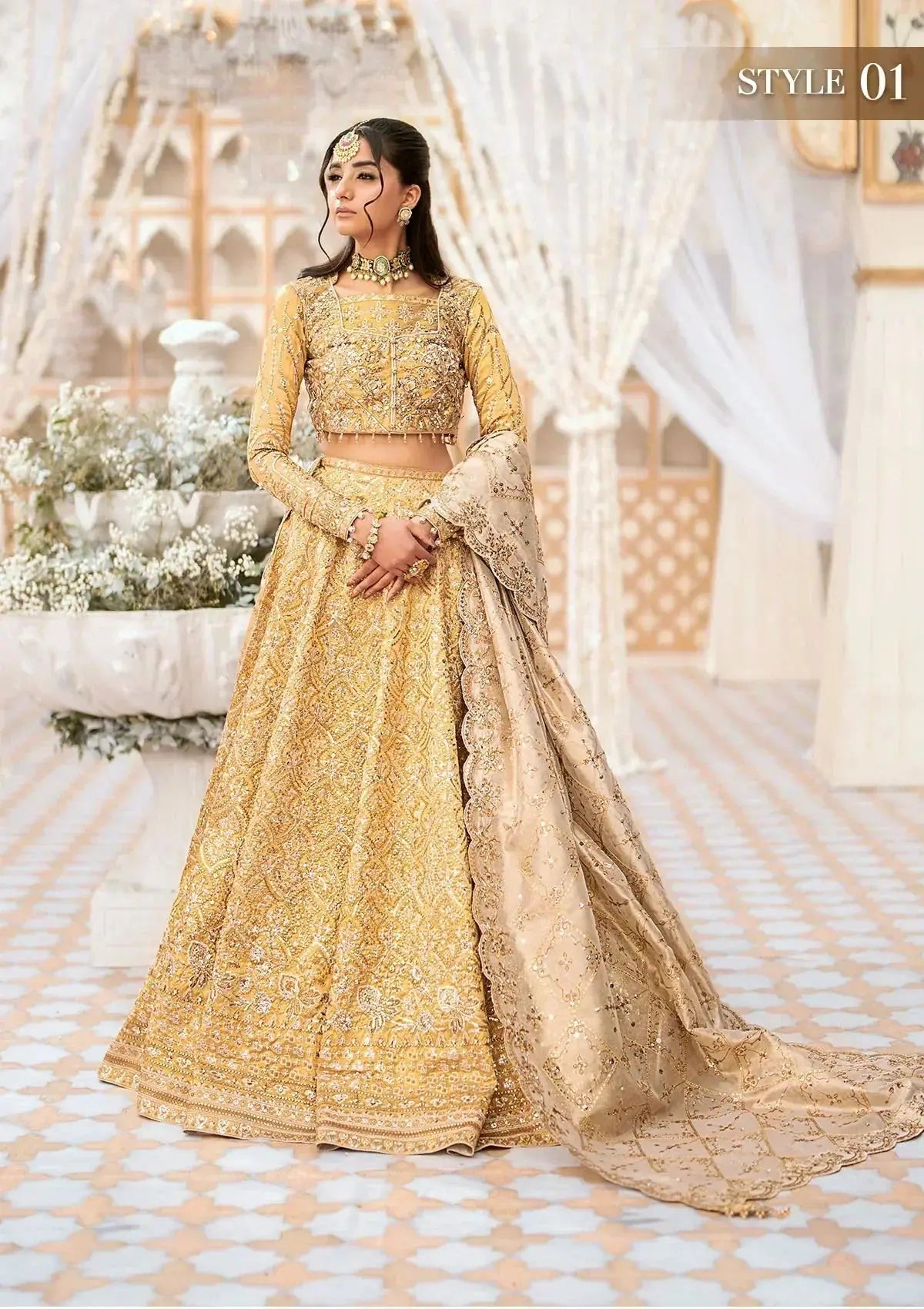 Aik Atelier | Wedding Festive 24 | 09 - Pakistani Designer Dress - by Aik Atelier | Type: Bridal - 100% Original at Saira Sultan