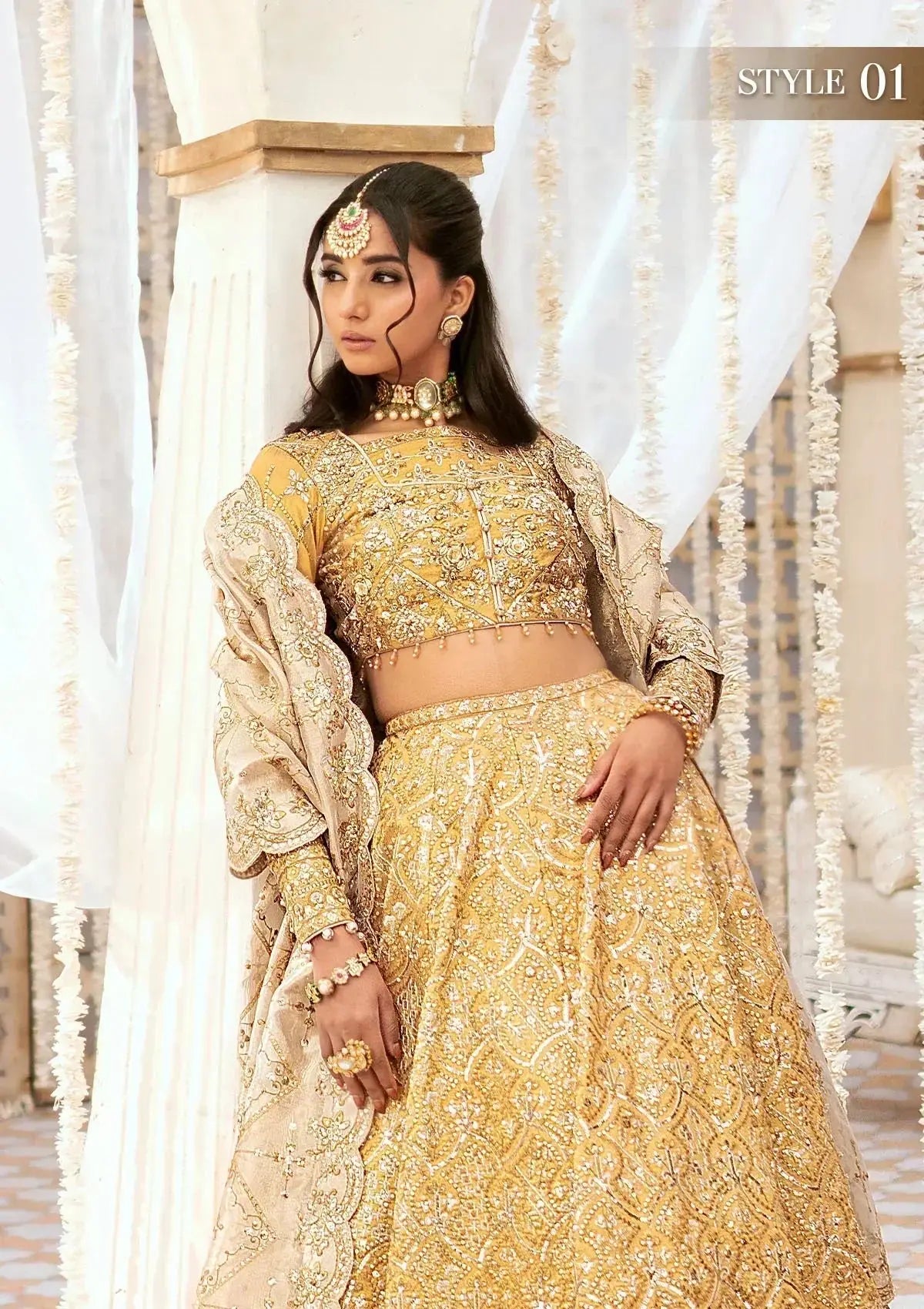 Aik Atelier | Wedding Festive 24 | 09 - Pakistani Designer Dress - by Aik Atelier | Type: Bridal - 100% Original at Saira Sultan