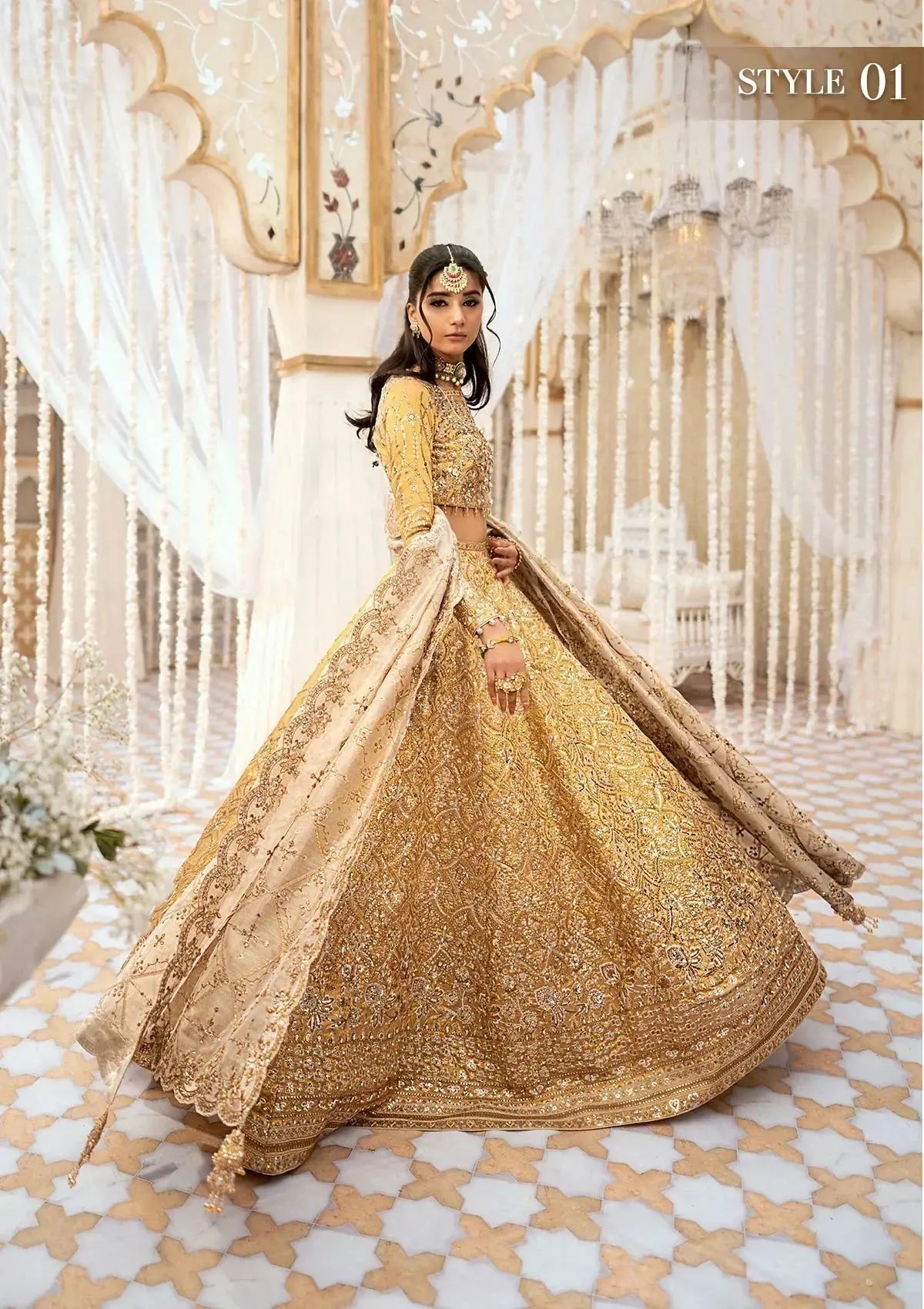 Aik Atelier | Wedding Festive 24 | 09 - Pakistani Designer Dress - by Aik Atelier | Type: Bridal - 100% Original at Saira Sultan