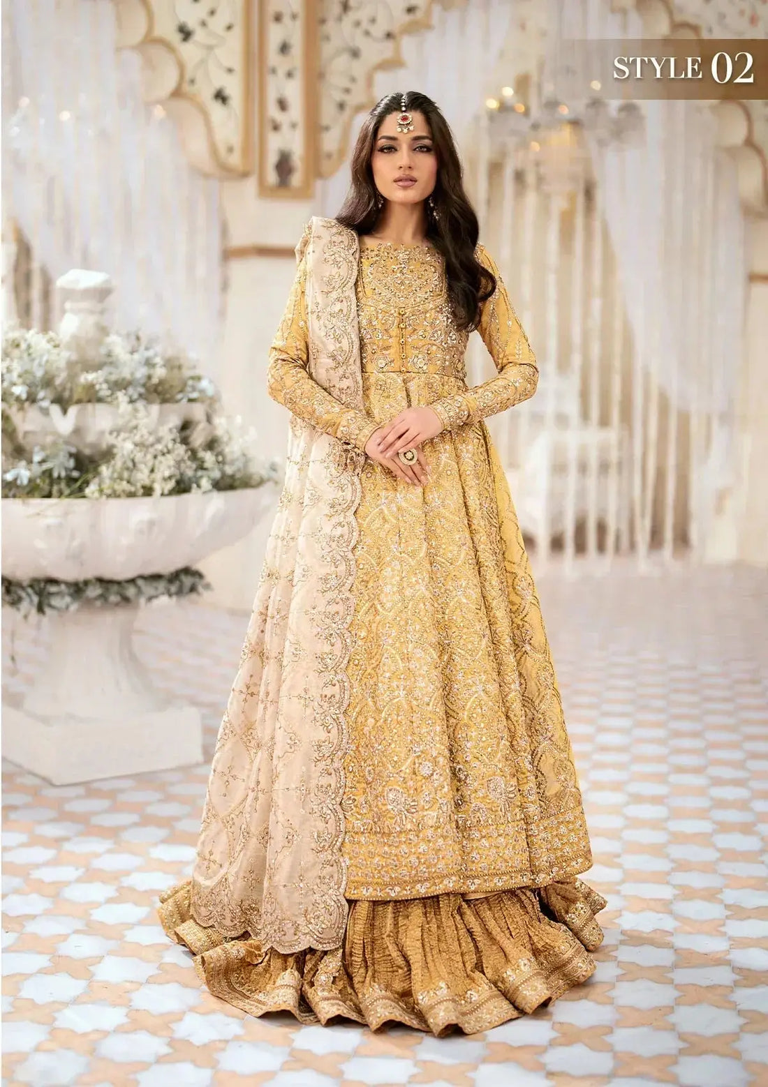 Aik Atelier | Wedding Festive 24 | 09 - Pakistani Designer Dress - by Aik Atelier | Type: Bridal - 100% Original at Saira Sultan