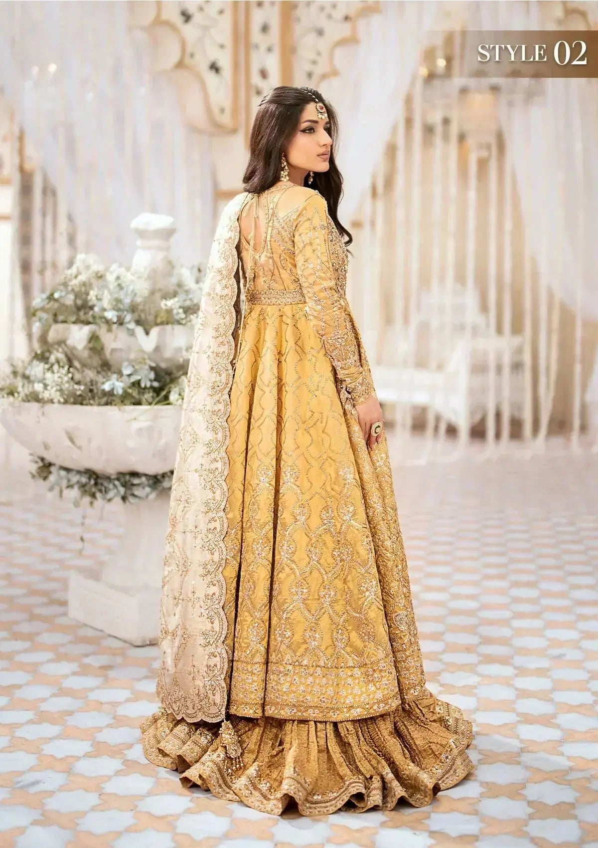 Aik Atelier | Wedding Festive 24 | 09 - Pakistani Designer Dress - by Aik Atelier | Type: Bridal - 100% Original at Saira Sultan