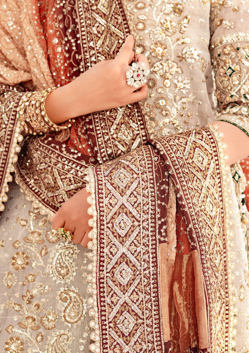 Aik Atelier | Wedding Festive 24 | LOOK 01 - Pakistani Designer Dress - by Aik Atelier | Type: Bridal - 100% Original at Saira Sultan