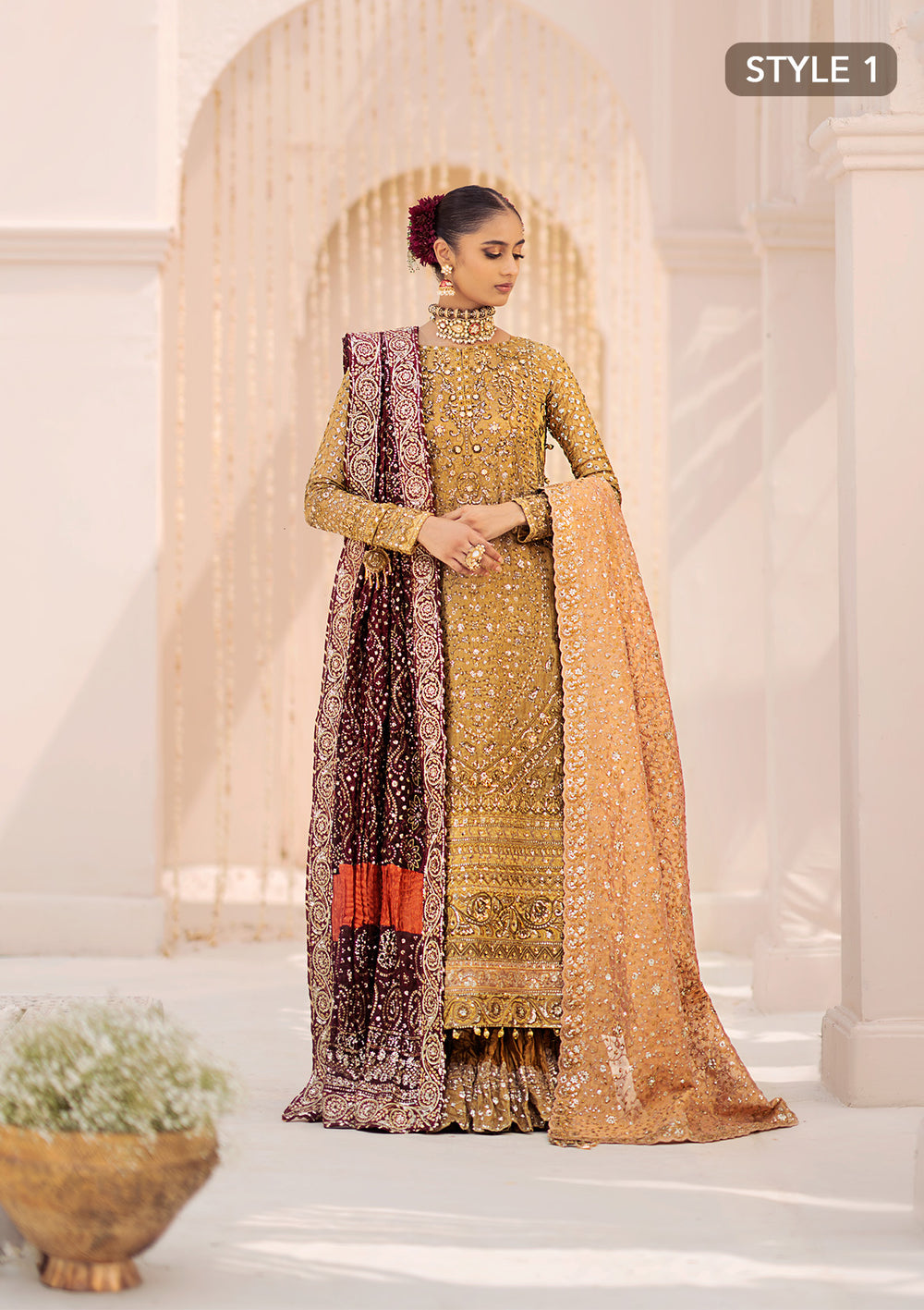 Aik Atelier | Wedding Festive 24 | LOOK 02 - Pakistani Designer Dress - by Aik Atelier | Type: Bridal - 100% Original at Saira Sultan