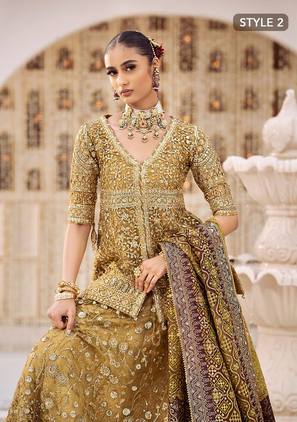 Aik Atelier | Wedding Festive 24 | LOOK 04 - Pakistani Designer Dress - by Aik Atelier | Type: Bridal - 100% Original at Saira Sultan