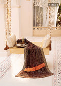 Aik Atelier | MAROON TUSSAR SILK CHUNRI SHAWL - Pakistani Designer Dress - by Aik Atelier | Type: Bridal - 100% Original at Saira Sultan