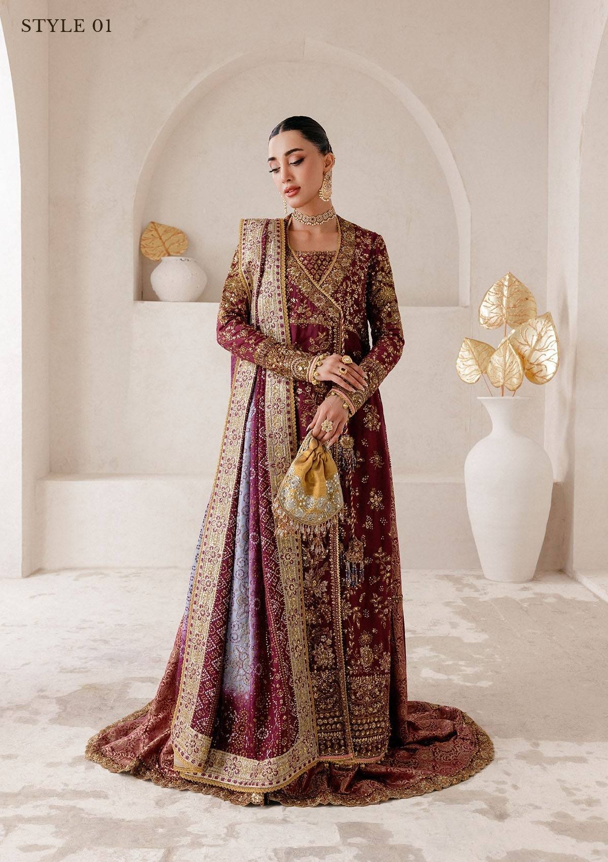 Aik Atelier | Wedding Festive 25 | WEDDING FESTIVE '25 VOL. 2 - LOOK 04 - Pakistani Designer Dress - by Aik Atelier - Type : Ladies Clothes - 100% Original at Saira Sultan