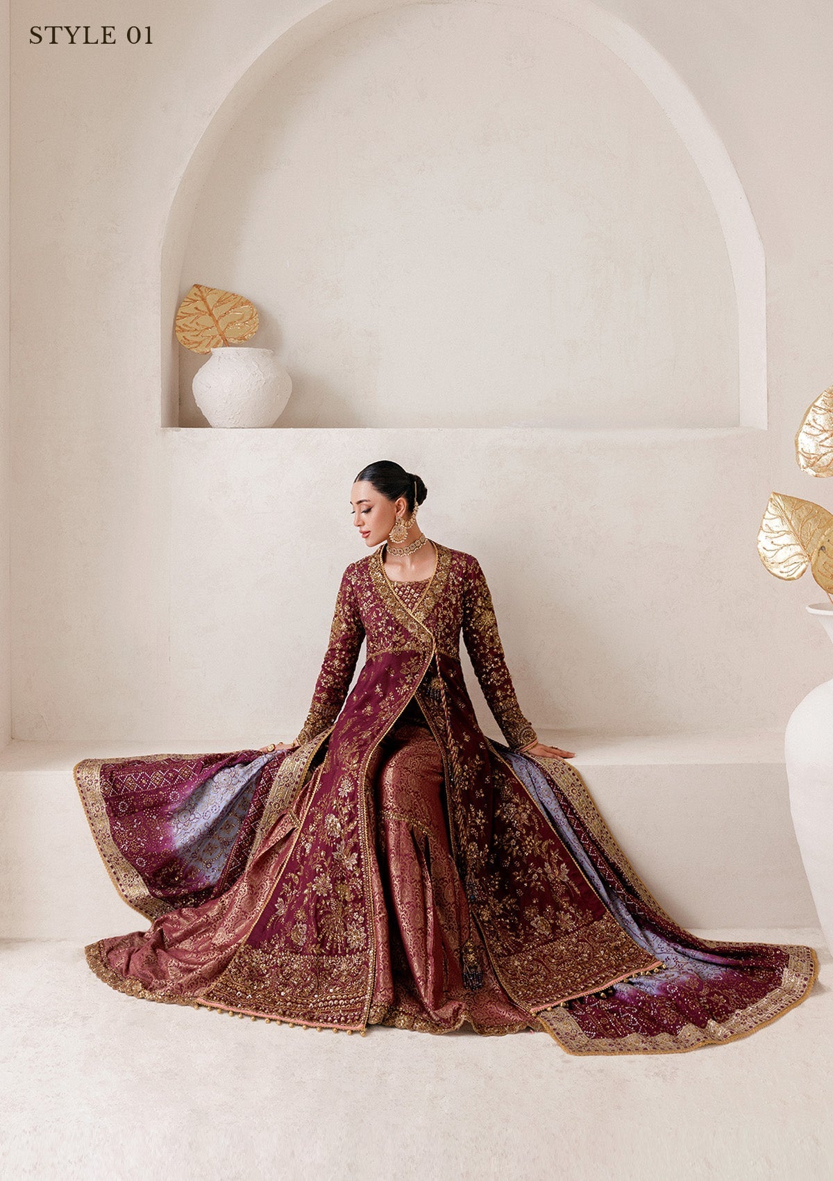 Aik Atelier | Wedding Festive 25 | WEDDING FESTIVE '25 VOL. 2 - LOOK 04 - Pakistani Designer Dress - by Aik Atelier - Type : Ladies Clothes - 100% Original at Saira Sultan