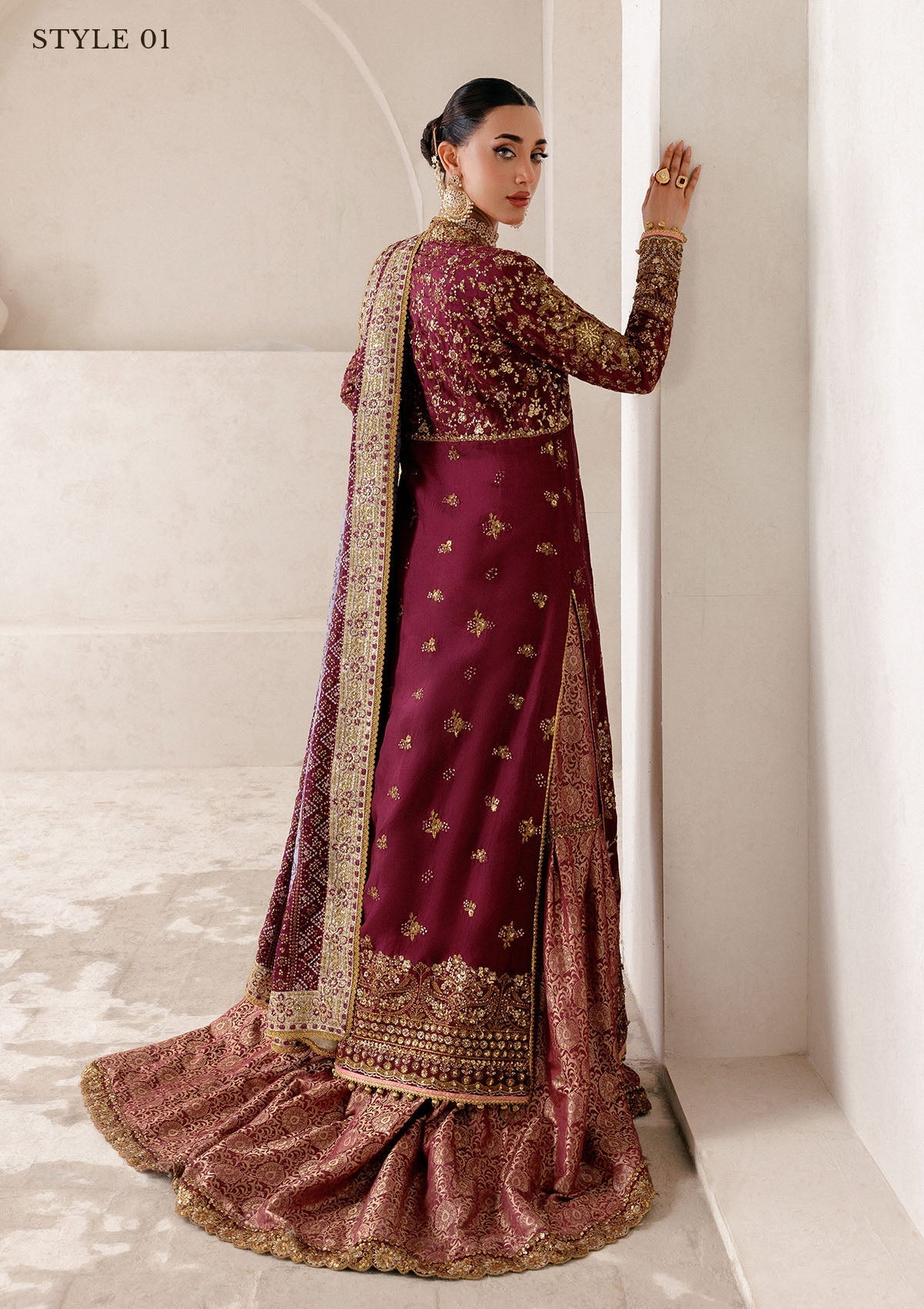Aik Atelier | Wedding Festive 25 | WEDDING FESTIVE '25 VOL. 2 - LOOK 04 - Pakistani Designer Dress - by Aik Atelier - Type : Ladies Clothes - 100% Original at Saira Sultan