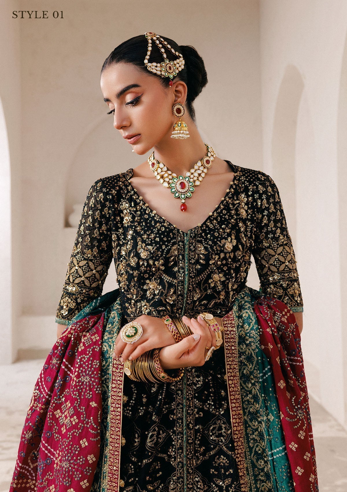 Aik Atelier | Wedding Festive 25 | WEDDING FESTIVE '25 VOL. 2 - LOOK 05 - Pakistani Designer Dress - by Aik Atelier - Type : Ladies Clothes - 100% Original at Saira Sultan