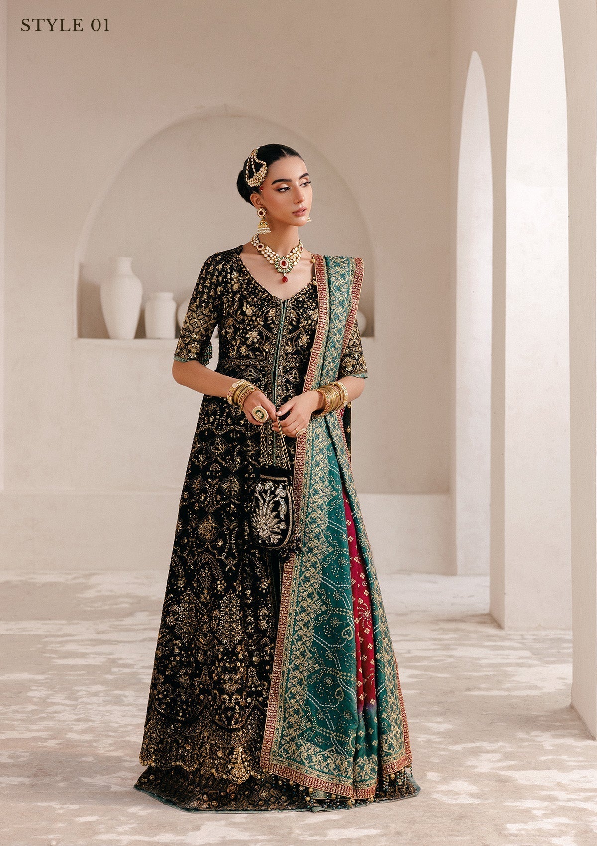 Aik Atelier | Wedding Festive 25 | WEDDING FESTIVE '25 VOL. 2 - LOOK 05 - Pakistani Designer Dress - by Aik Atelier - Type : Ladies Clothes - 100% Original at Saira Sultan
