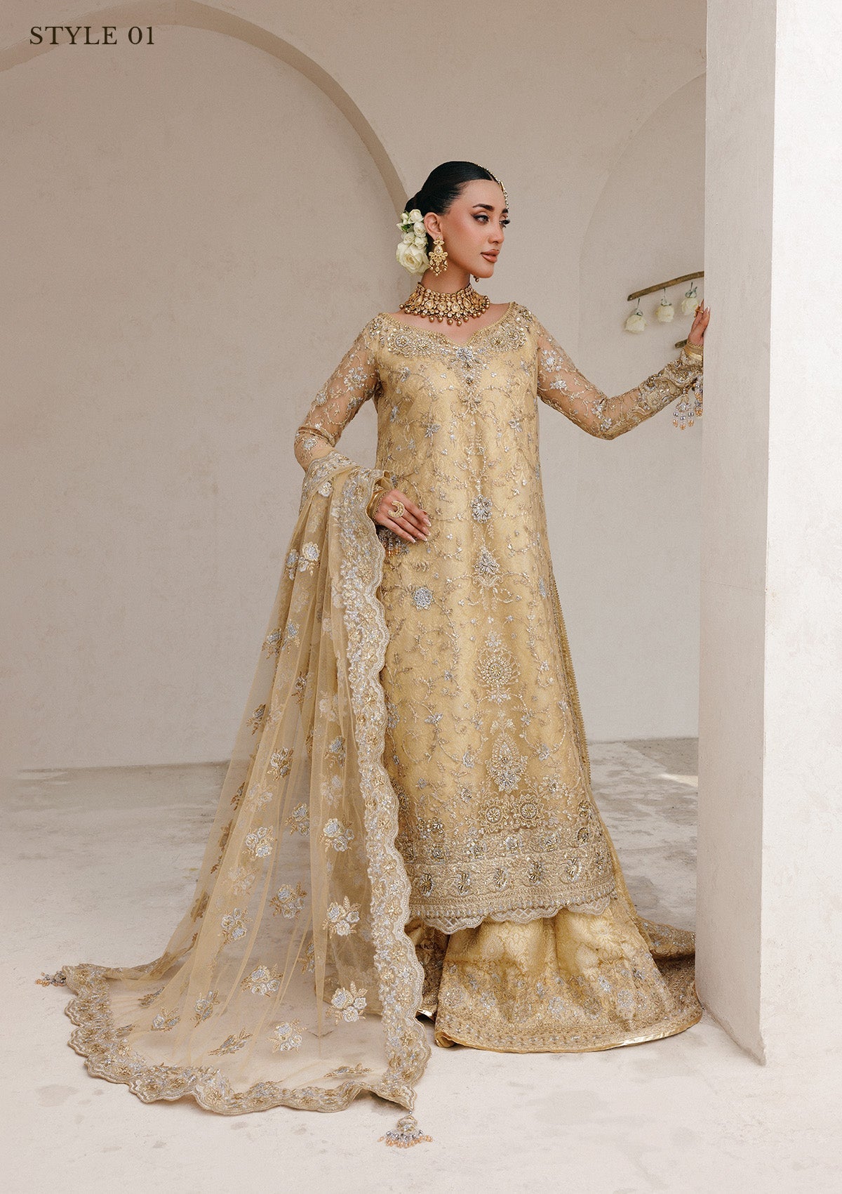 Aik Atelier | Wedding Festive 25 | WEDDING FESTIVE '25 VOL. 2 - LOOK 06 - Pakistani Designer Dress - by Aik Atelier - Type : Ladies Clothes - 100% Original at Saira Sultan