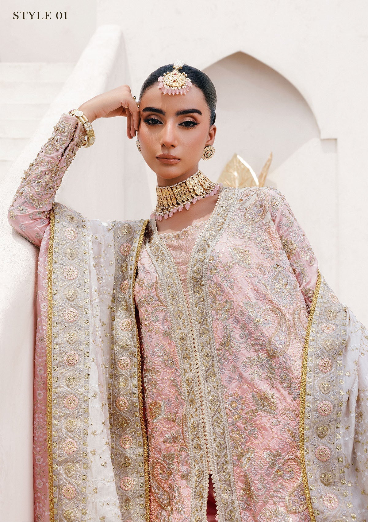 Aik Atelier | Wedding Festive 25 | WEDDING FESTIVE '25 VOL. 2 - LOOK 07 - Pakistani Designer Dress - by Aik Atelier - Type : Ladies Clothes - 100% Original at Saira Sultan