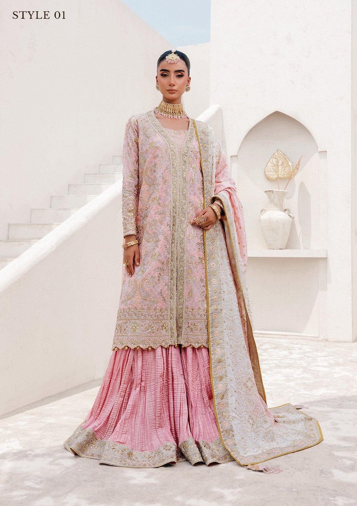Aik Atelier | Wedding Festive 25 | WEDDING FESTIVE '25 VOL. 2 - LOOK 07 - Pakistani Designer Dress - by Aik Atelier - Type : Ladies Clothes - 100% Original at Saira Sultan