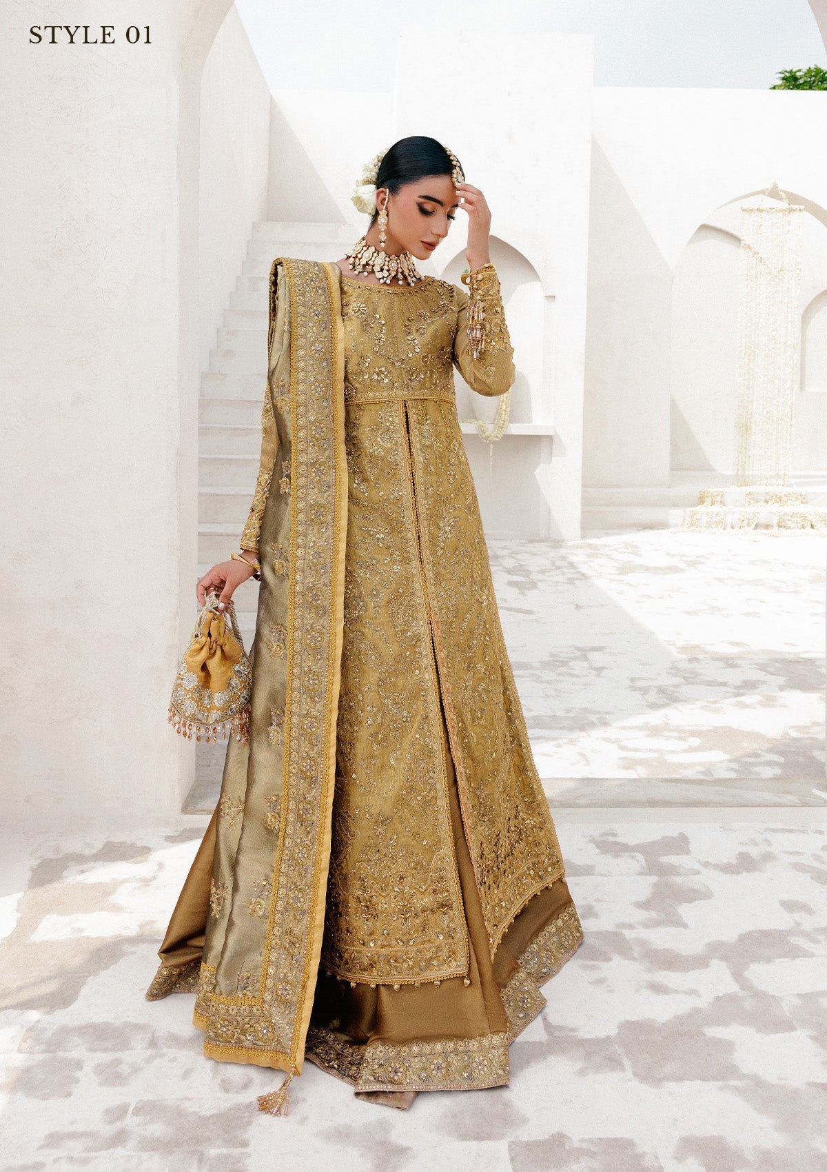Aik Atelier | Wedding Festive 25 | WEDDING FESTIVE '25 VOL. 2 - LOOK 10 - Pakistani Designer Dress - by Aik Atelier - Type : Ladies Clothes - 100% Original at Saira Sultan
