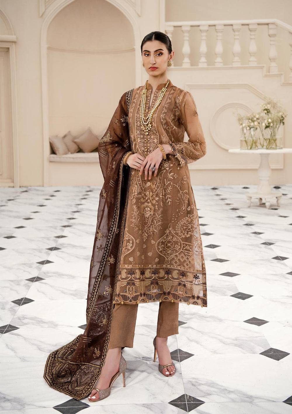 Aik Atelier | Formals Collection | LUMIERE - LOOK 04 - Pakistani Designer Dress - by Aik Atelier | Type: Formal - 100% Original at Saira Sultan