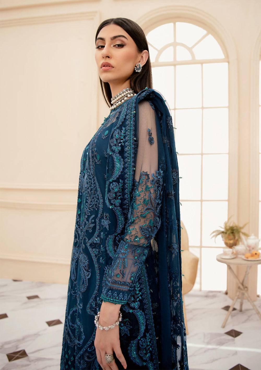 Aik Atelier | Formals Collection | LUMIERE - LOOK 07 - Pakistani Designer Dress - by Aik Atelier | Type: Formal - 100% Original at Saira Sultan