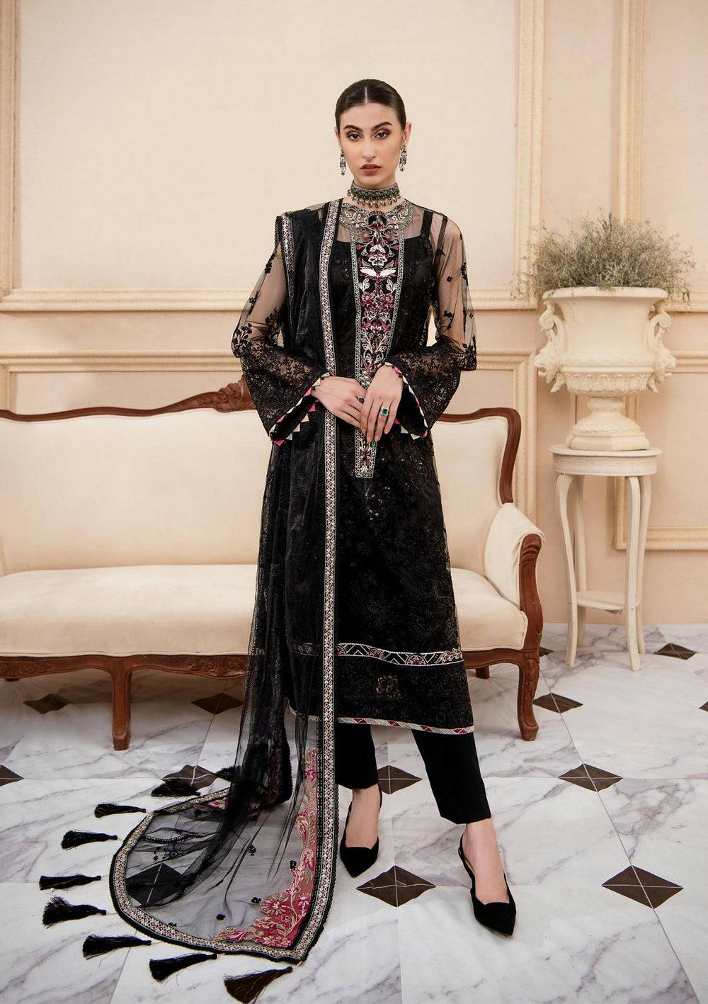Aik Atelier | Formals Collection | LUMIERE - LOOK 02 - Pakistani Designer Dress - by Aik Atelier | Type: Formal - 100% Original at Saira Sultan