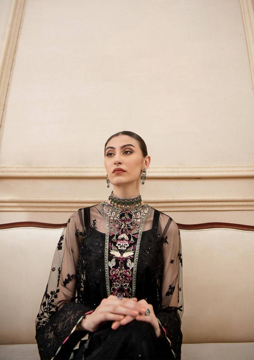 Aik Atelier | Formals Collection | LUMIERE - LOOK 02 - Pakistani Designer Dress - by Aik Atelier | Type: Formal - 100% Original at Saira Sultan