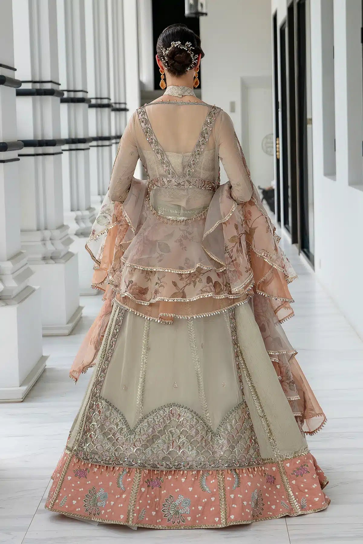 AJR Couture | Bridal Couture23 | Cherryline - Pakistani Designer Dress - by AJR Couture | Type: Bridal - 100% Original at Saira Sultan