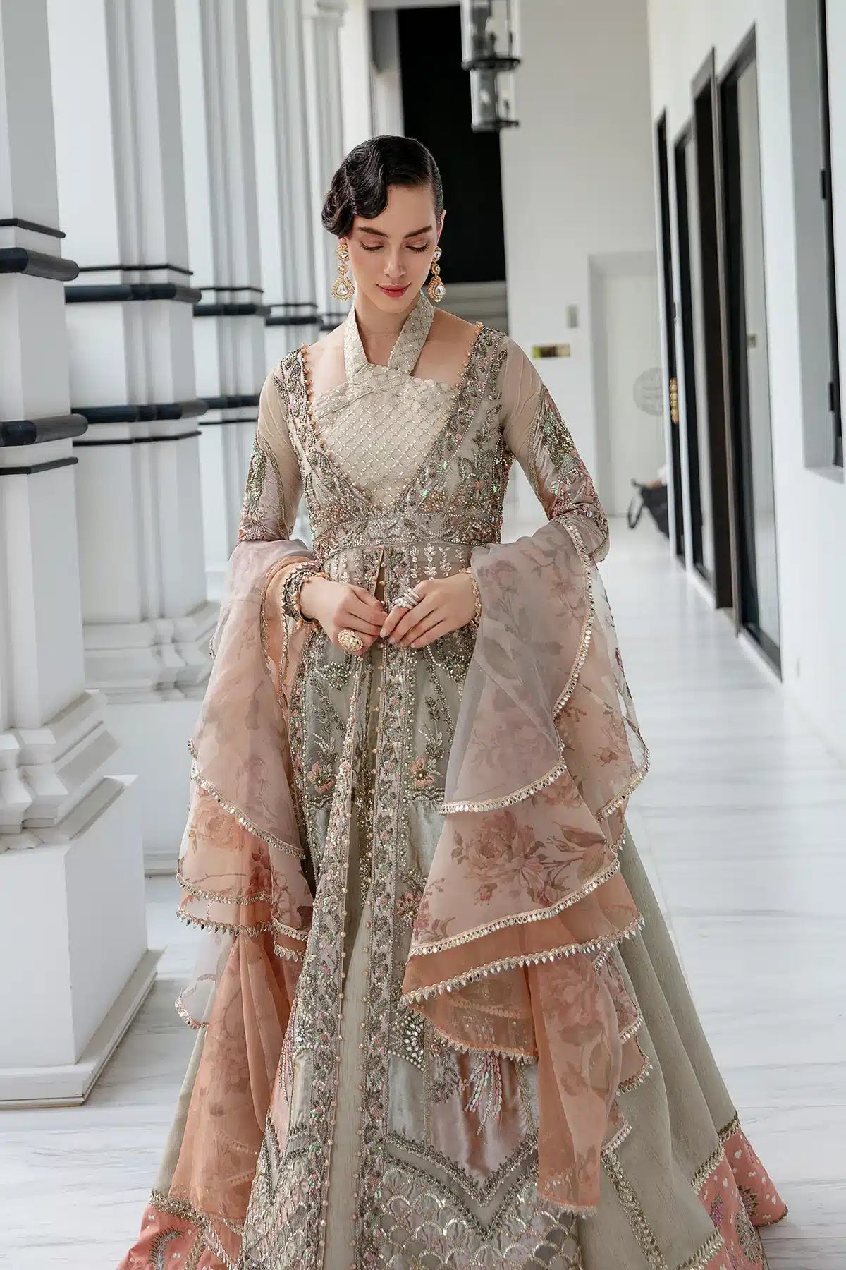 AJR Couture | Bridal Couture23 | Cherryline - Pakistani Designer Dress - by AJR Couture | Type: Bridal - 100% Original at Saira Sultan
