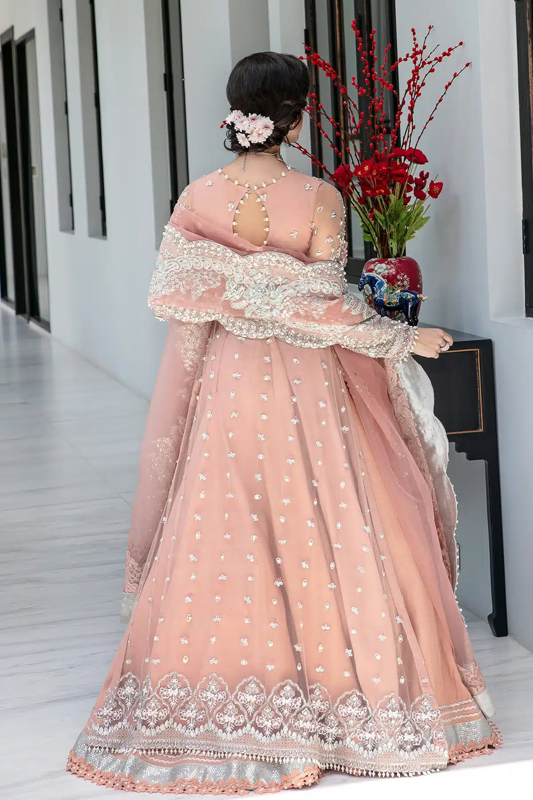 AJR Couture | Bridal Couture23 | Evangeline - Pakistani Designer Dress - by AJR Couture | Type: Bridal - 100% Original at Saira Sultan