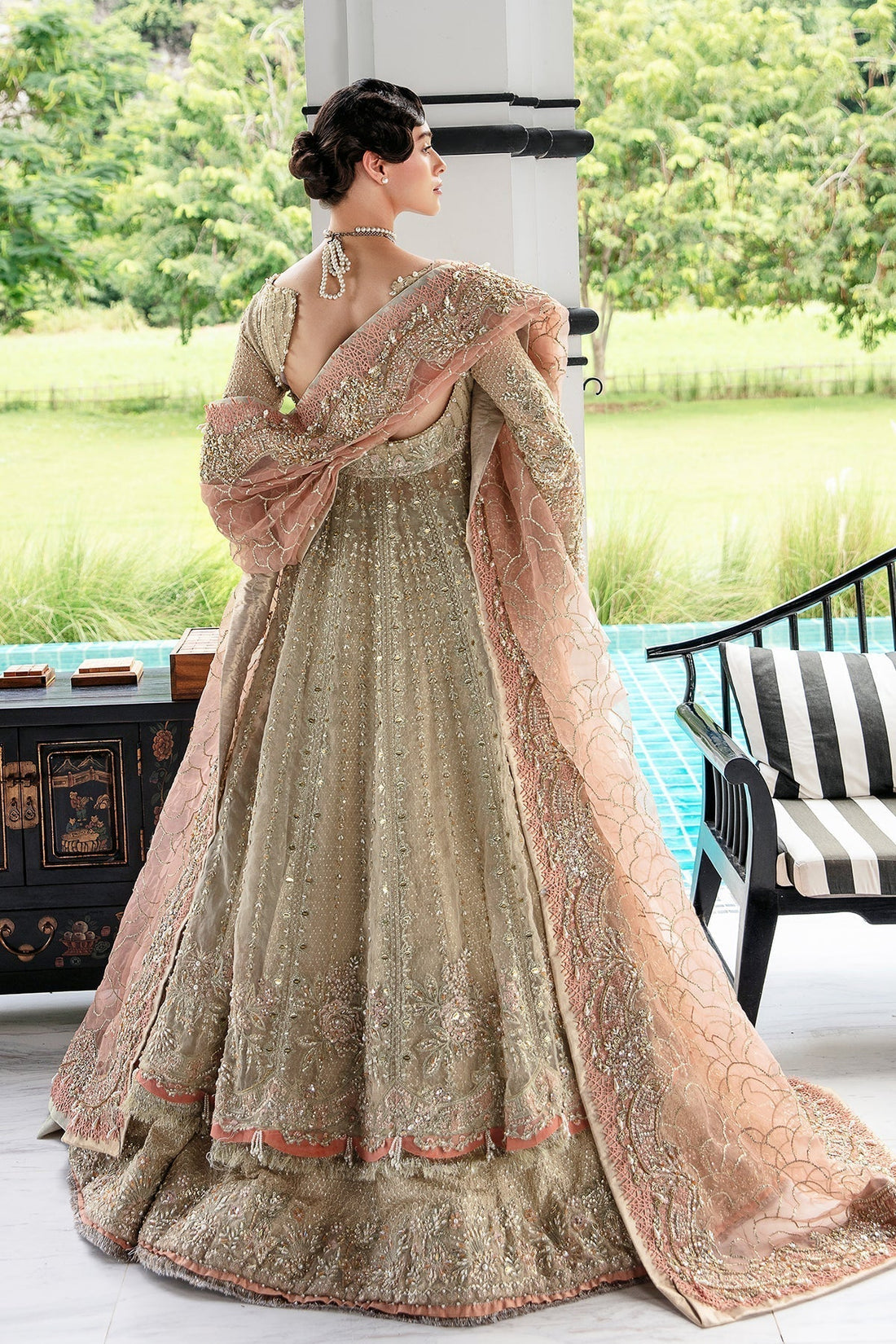 AJR Couture | Bridal Couture23 | Aurora - Pakistani Designer Dress - by AJR Couture | Type: Bridal - 100% Original at Saira Sultan