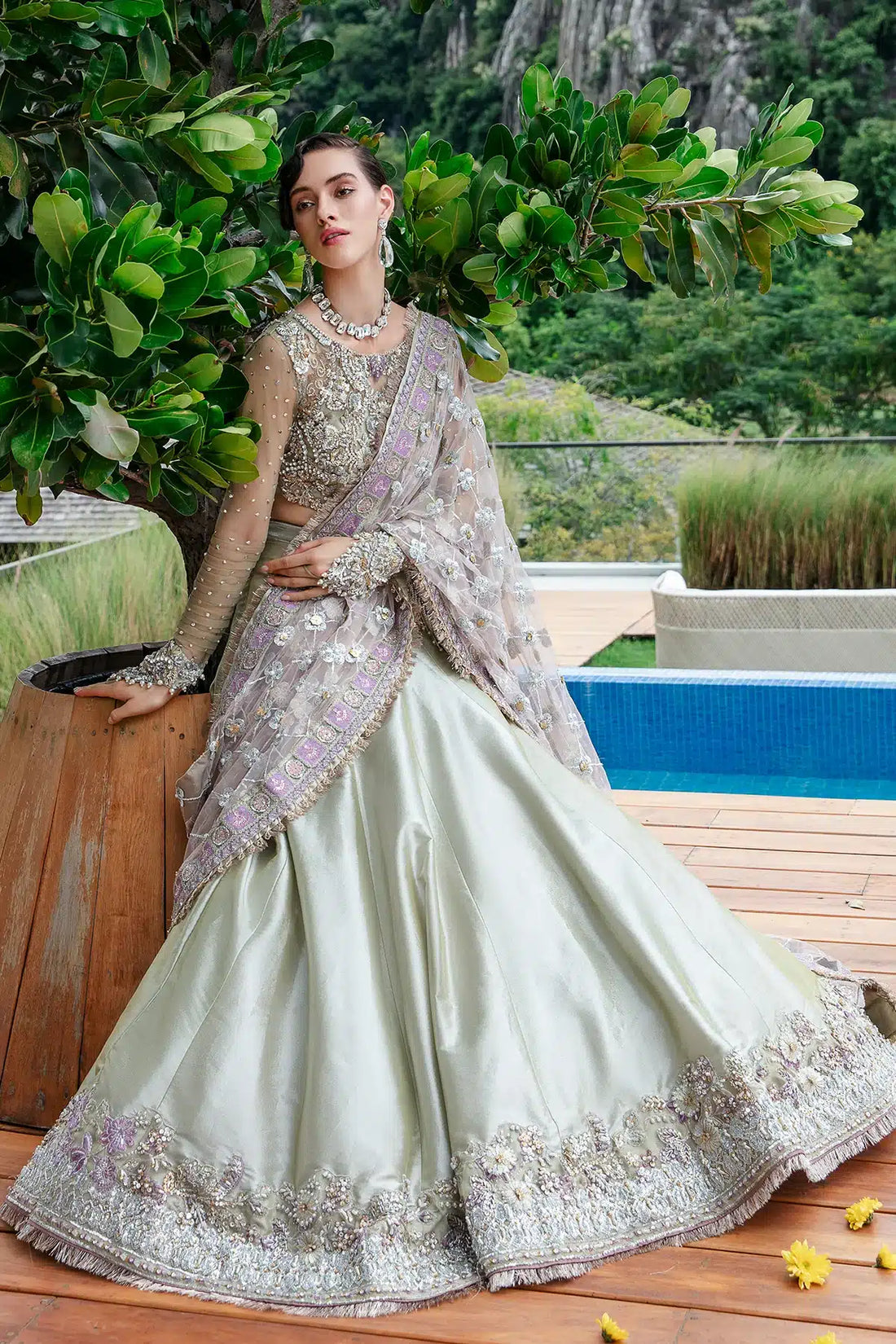 AJR Couture | Bridal Couture23 | Elysian - Pakistani Designer Dress - by AJR Couture | Type: Bridal - 100% Original at Saira Sultan