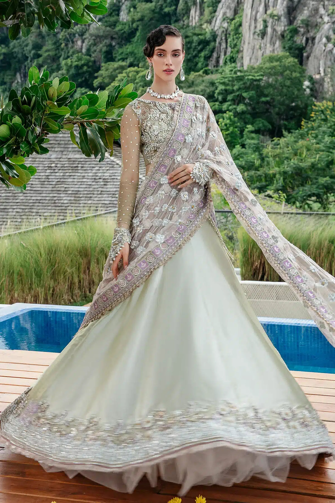 AJR Couture | Bridal Couture23 | Elysian - Pakistani Designer Dress - by AJR Couture | Type: Bridal - 100% Original at Saira Sultan