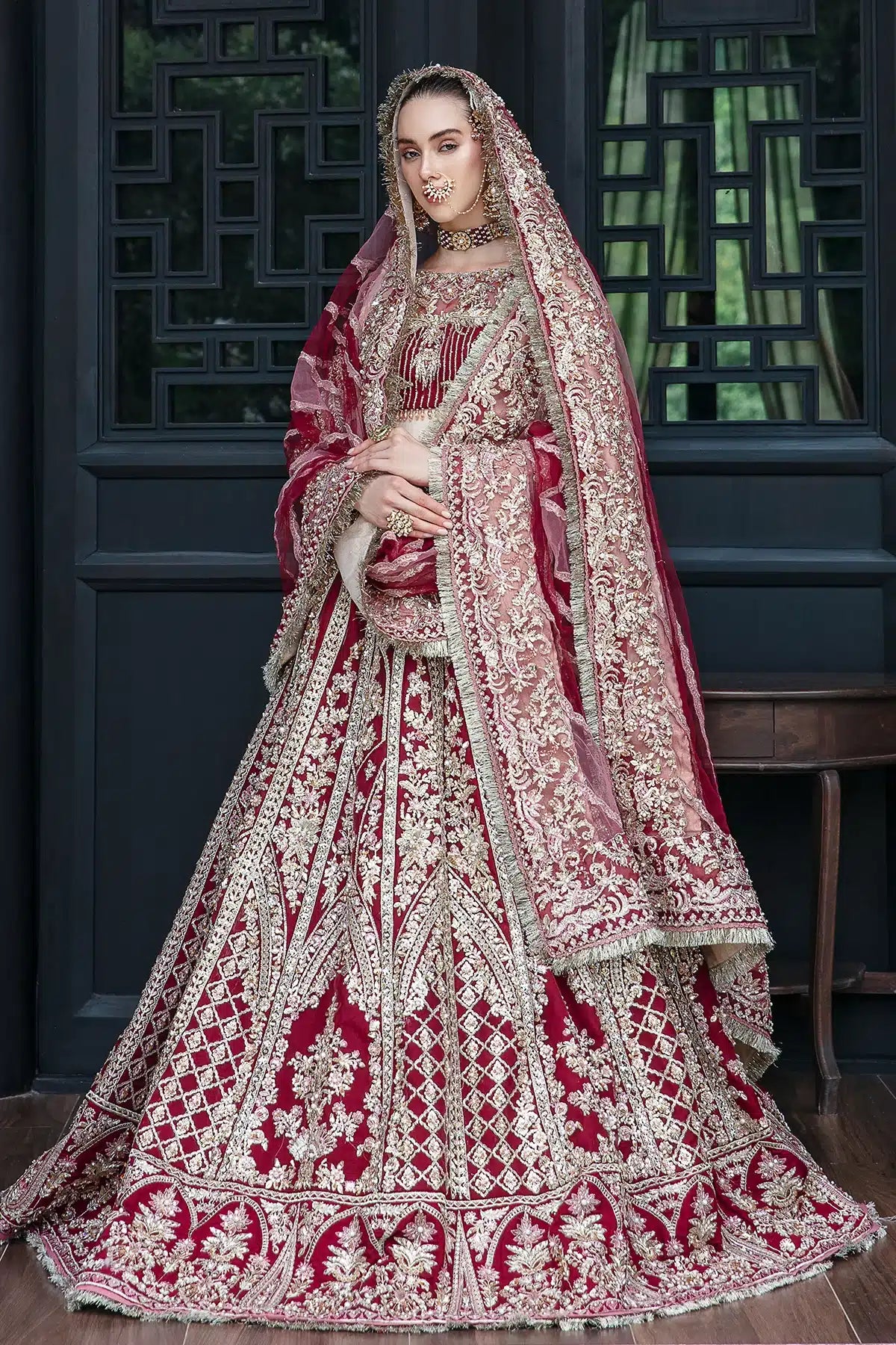 AJR Couture | Bridal Couture23 | Marigold - Pakistani Designer Dress - by AJR Couture | Type: Bridal - 100% Original at Saira Sultan
