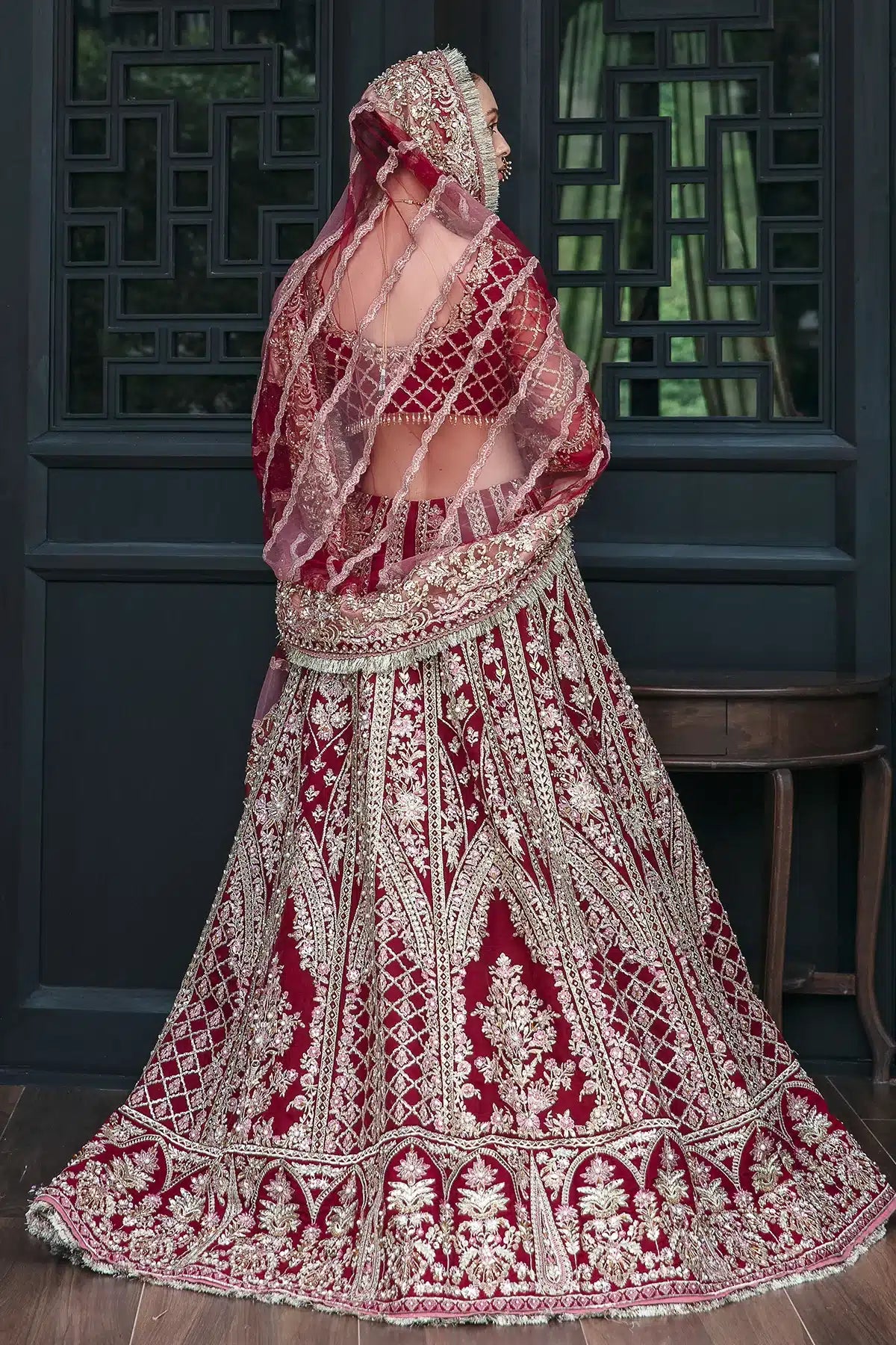 AJR Couture | Bridal Couture23 | Marigold - Pakistani Designer Dress - by AJR Couture | Type: Bridal - 100% Original at Saira Sultan