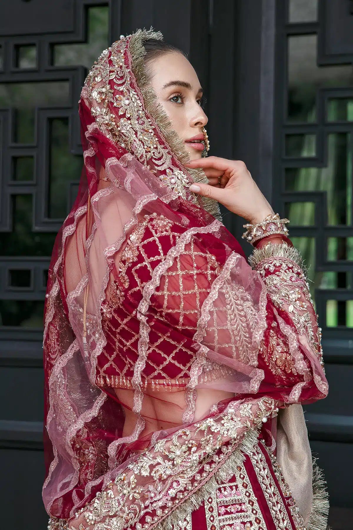 AJR Couture | Bridal Couture23 | Marigold - Pakistani Designer Dress - by AJR Couture | Type: Bridal - 100% Original at Saira Sultan