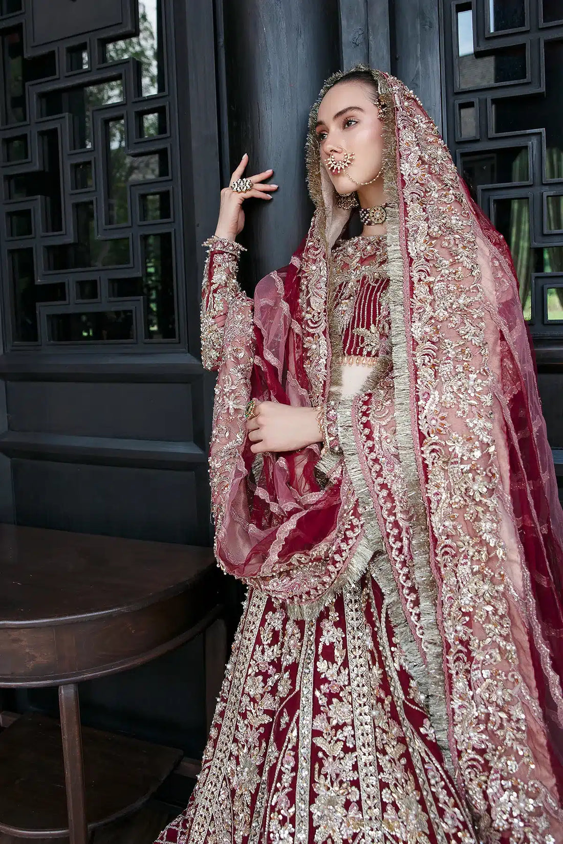 AJR Couture | Bridal Couture23 | Marigold - Pakistani Designer Dress - by AJR Couture | Type: Bridal - 100% Original at Saira Sultan