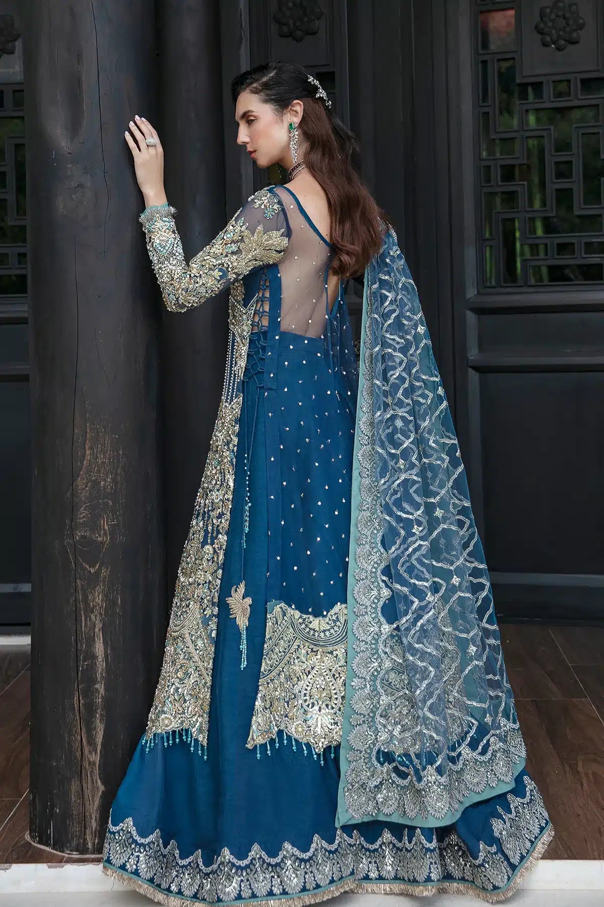 AJR Couture | Bridal Couture23 | Aquiline - Pakistani Designer Dress - by AJR Couture | Type: Bridal - 100% Original at Saira Sultan