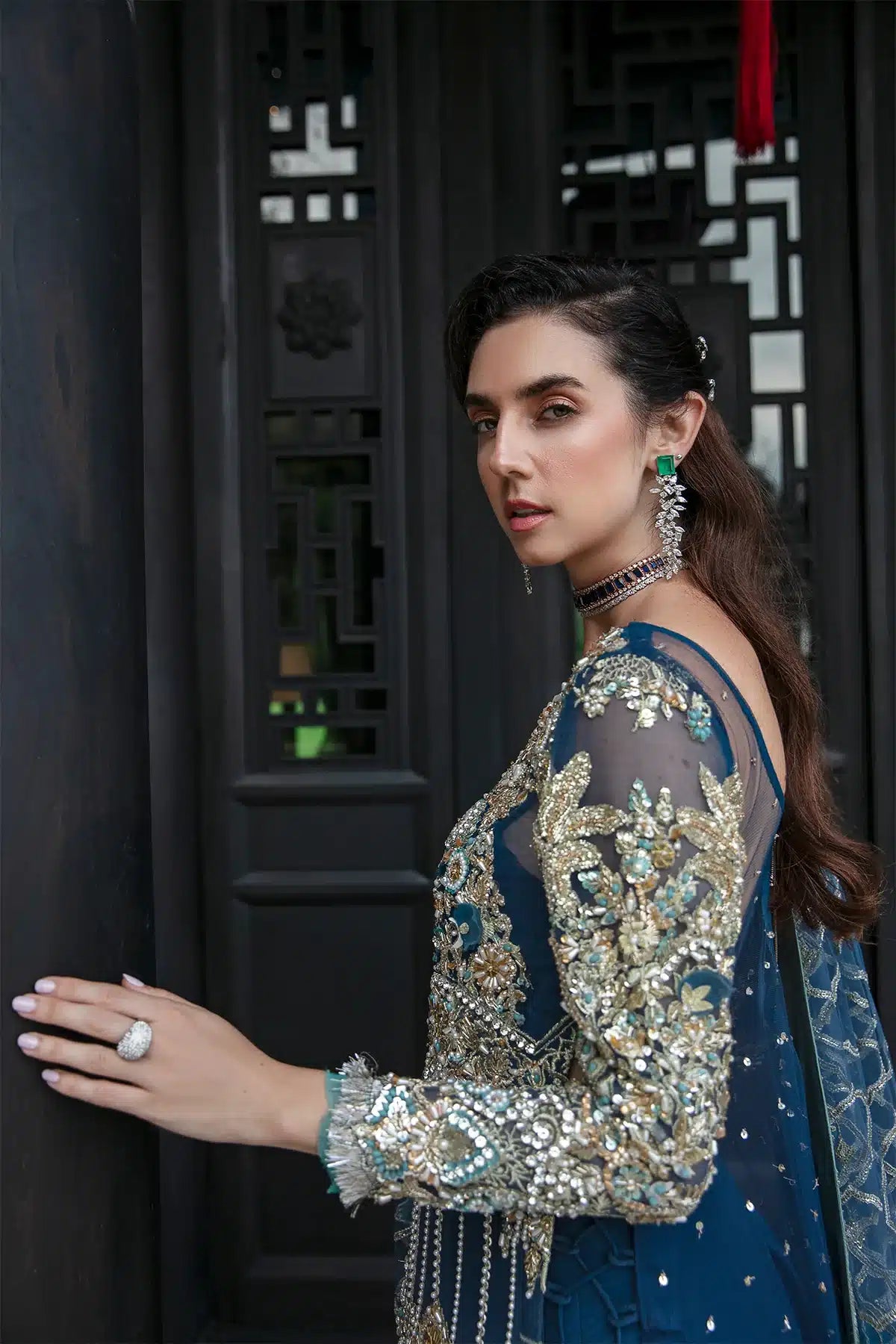 AJR Couture | Bridal Couture23 | Aquiline - Pakistani Designer Dress - by AJR Couture | Type: Bridal - 100% Original at Saira Sultan
