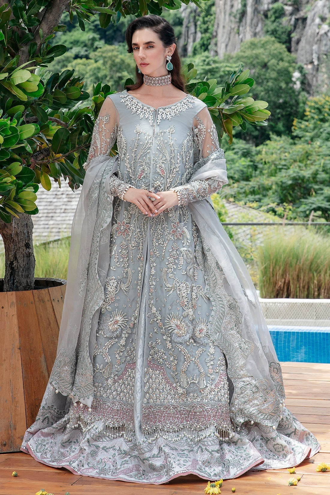 AJR Couture | Bridal Couture23 | Ophelia - Pakistani Designer Dress - by AJR Couture | Type: Bridal - 100% Original at Saira Sultan